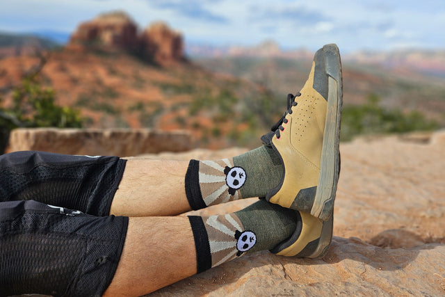 AZ Panda Wool Cycling Socks