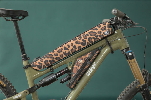 Catalina Top Tube Bag on Esker Woodsy