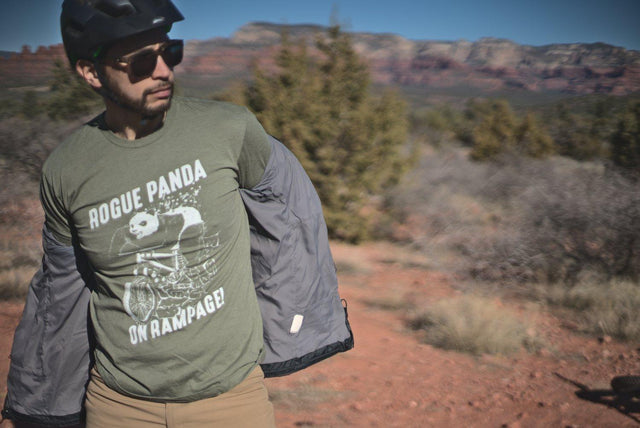 Green “Rogue Panda on Rampage” Tee - Clearance