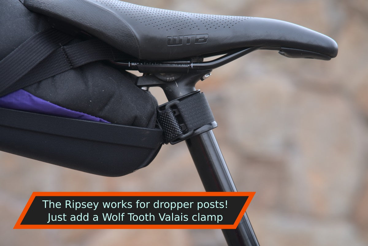 Best seat bag clearance for dropper post