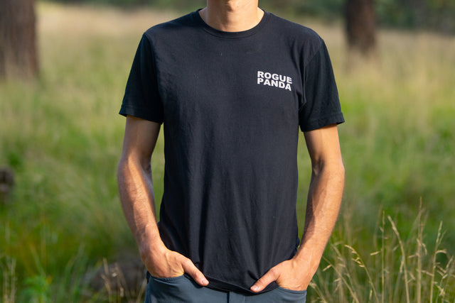 Sunset Panda Logo Tee