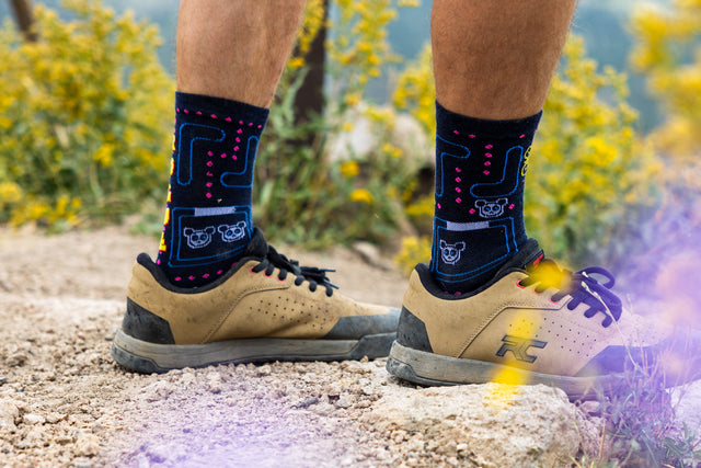 8-Bit Panda Wool Socks