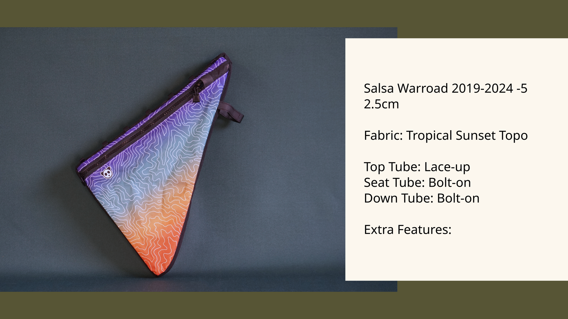 Overstock Frame Bags – RoguePandaDesigns