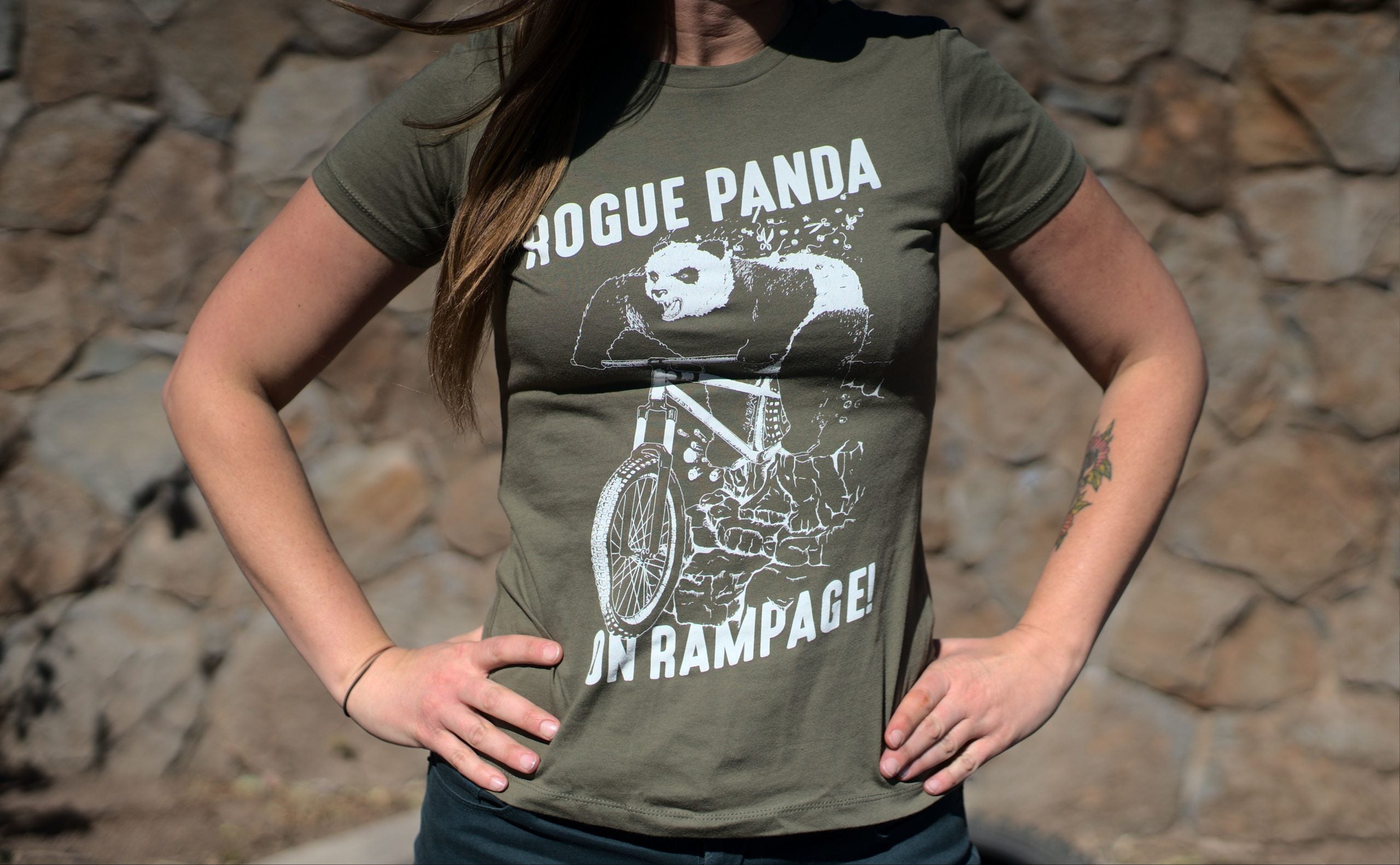 Women’s "Rogue Panda on Rampage" Tee - Clearance
