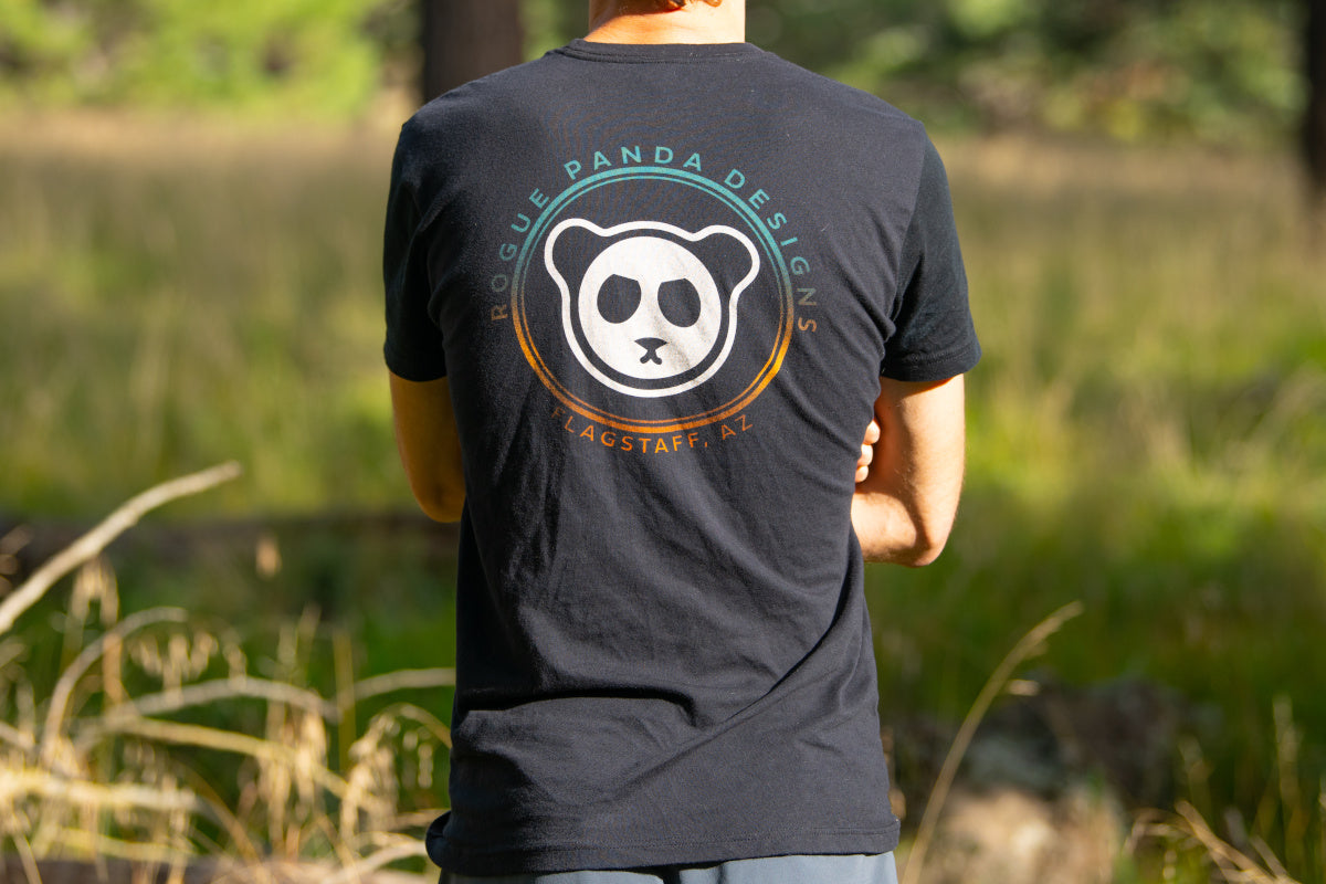 Sunset Panda Logo Tee